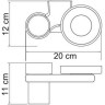 Стакан с мыльницей WASSERKRAFT BERKEL К-6826 K-6826
